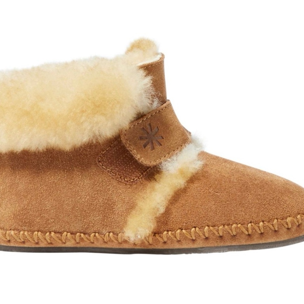 L.L. Bean Tan Kids Boots with Shearling